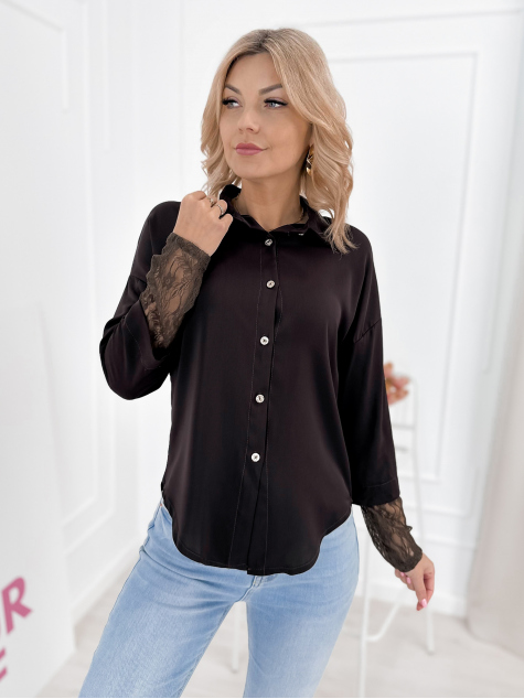 HEMD ELOISE DUNKELBRAUN