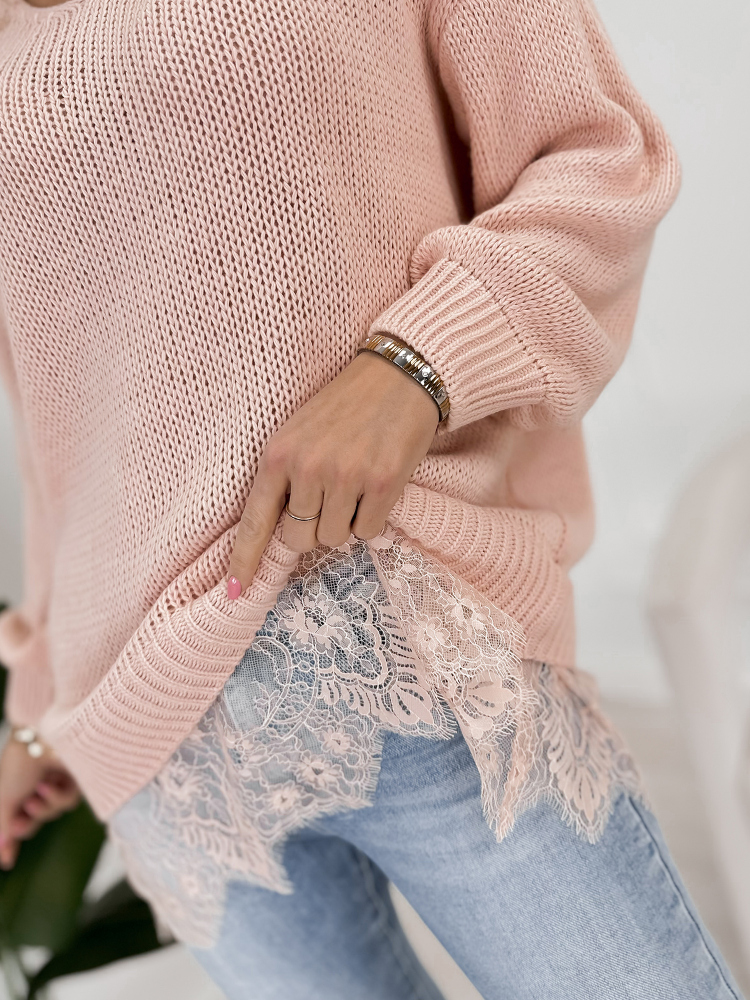 PULLOVER LENOX PUDERROSA