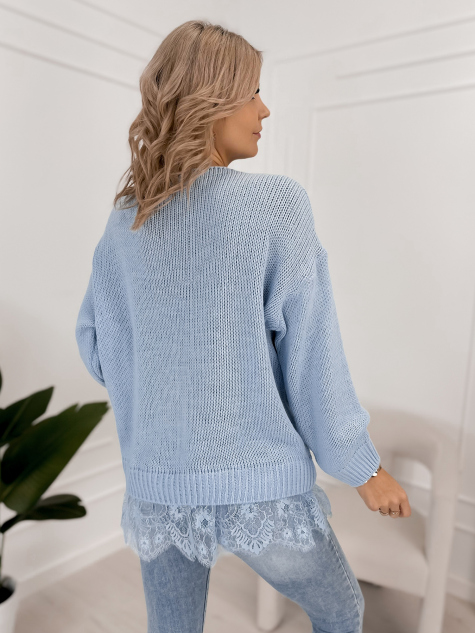 PULLOVER LENOX BLAU