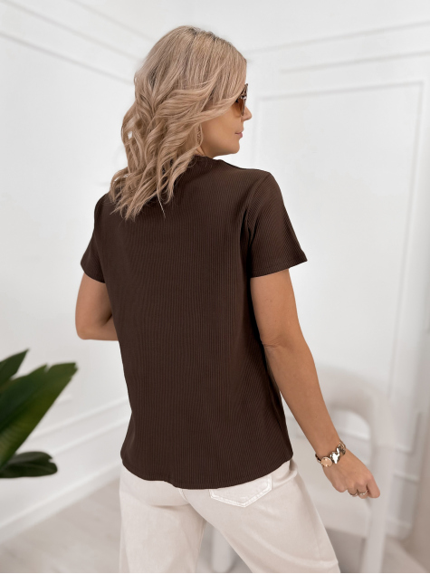 BLUSE IMANI DUNKELBRAUN
