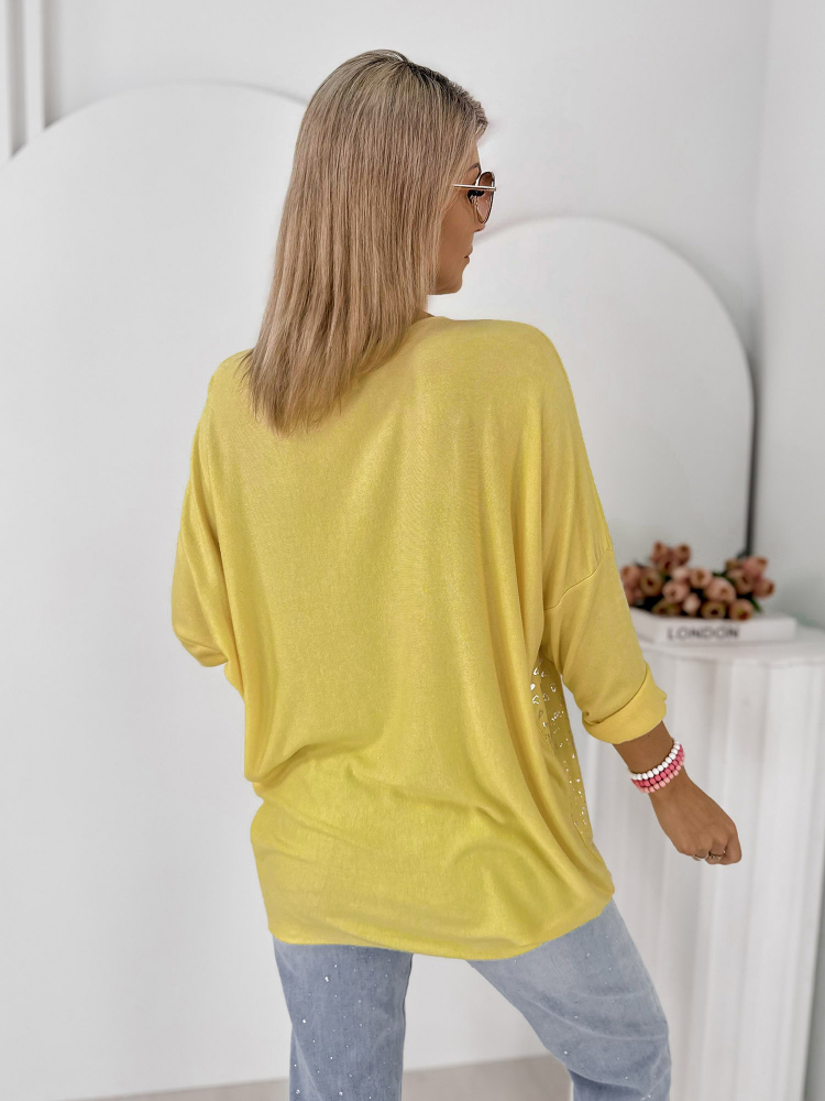 BLUZA HARLEY GALBENA