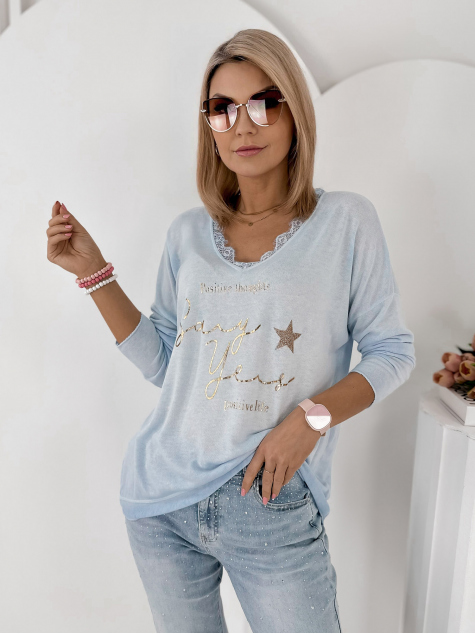BLUSE MARLA BLAU