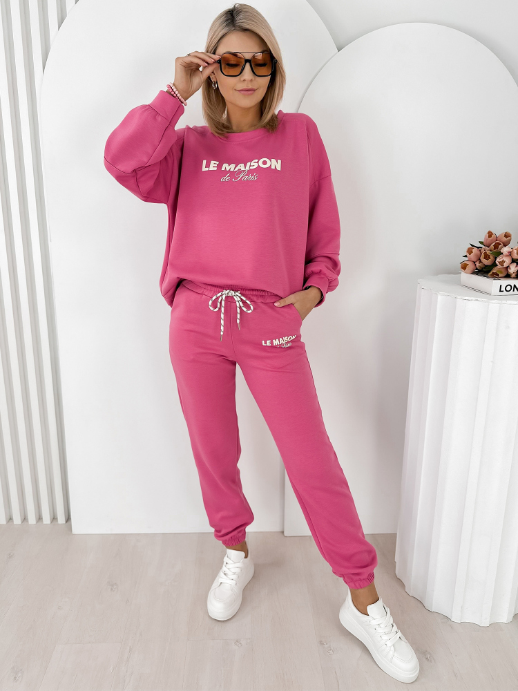 SET DRESS INDIGO PINK