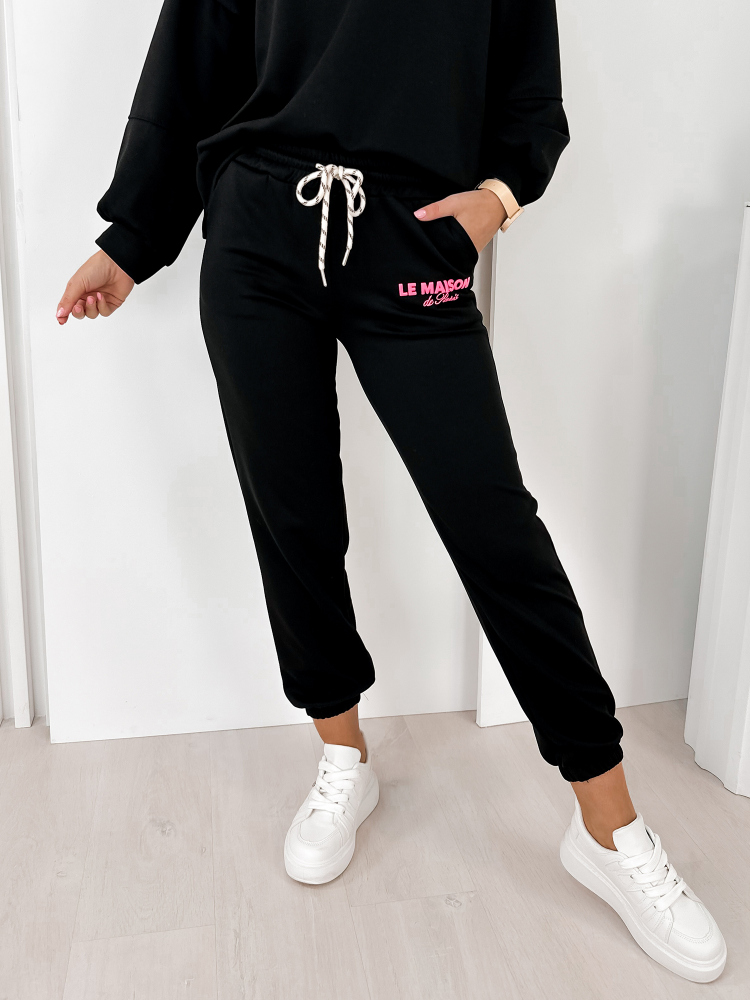 SET KLEID INDIGO SCHWARZ