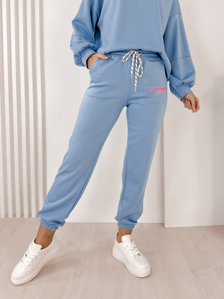 ENSEMBLE ROBE INDIGO BLEU