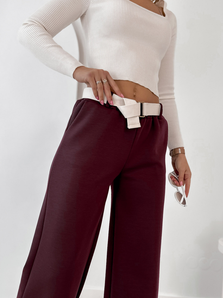PANTALONI ROWAN BURDEAUX