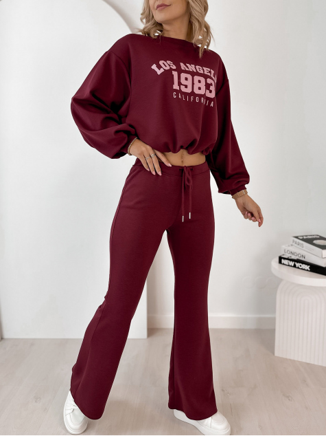 SET KLEID LAUREL BORDEAUX