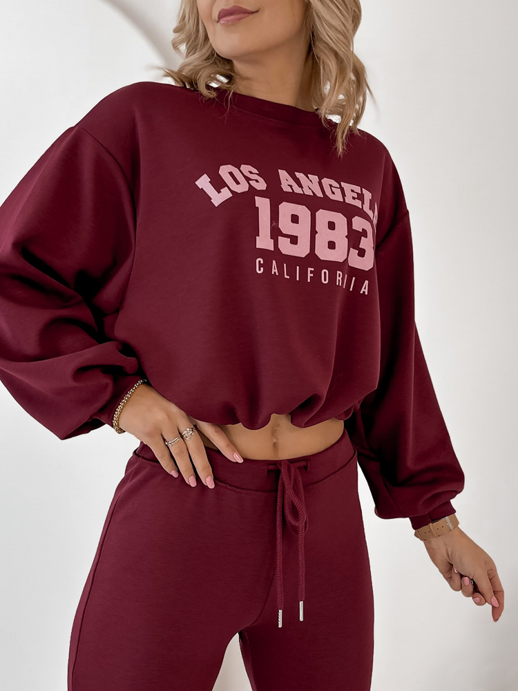 SET KLEID LAUREL BORDEAUX