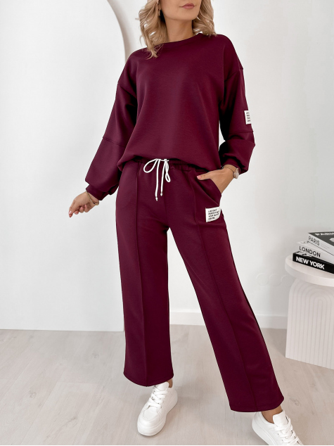 SET DRESS CORTEZ BORDEAUX