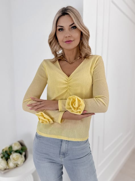 BLUZA LARCHMONT GALBENA