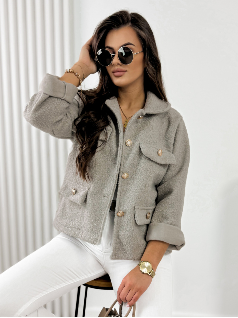 STRIUKĖ BOUCLE XAVIA TAMSIAI SMĖLIO SPALVO