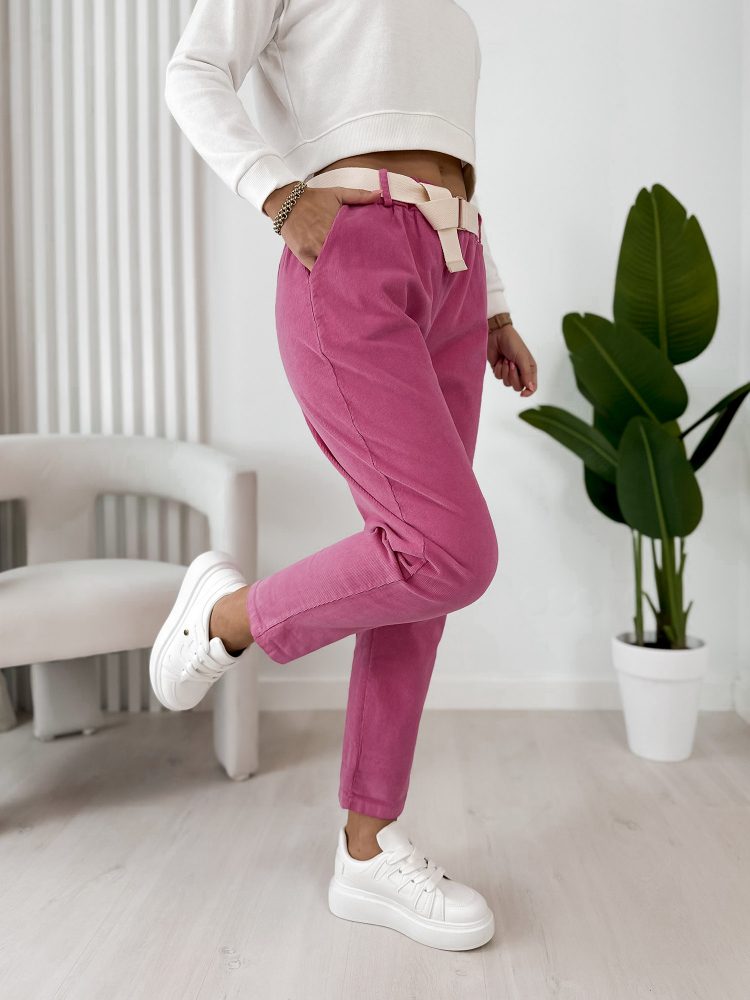 PANTALONI CORDUROY ADDISON ROZ