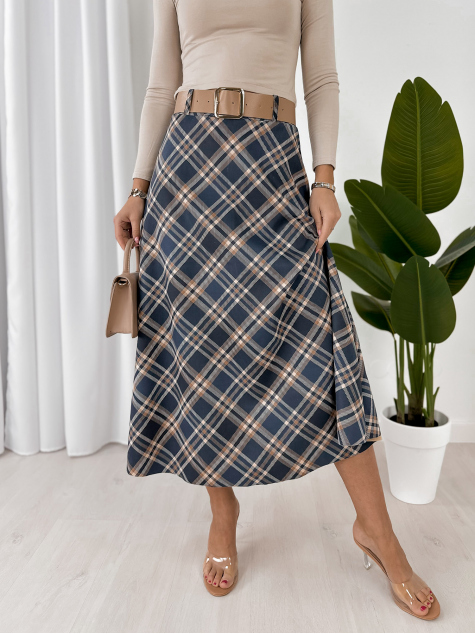 SUKNĚ ETHNE NAVY BLUE