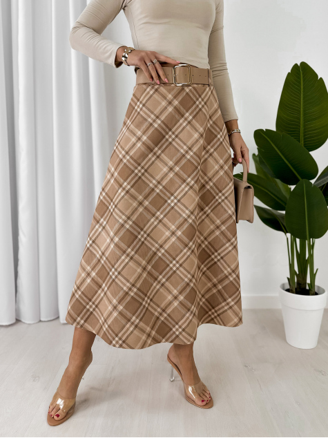 JUPE ETHNE BEIGE