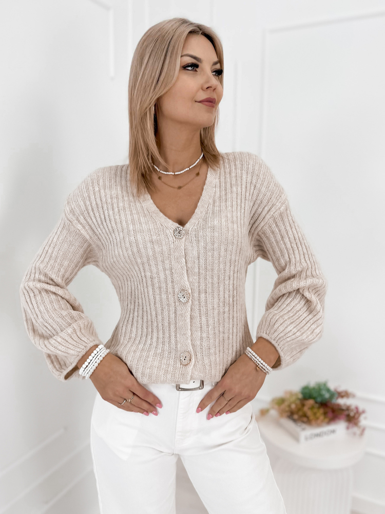 CARDIGAN NASHVILLE BEJ