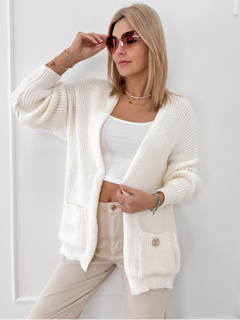 STRICKJACKE VILANCE ECRU