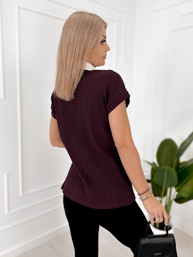 BLOUSE PLUM HAMPTON