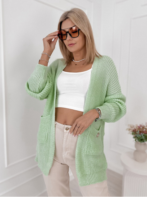 STRICKJACKE CLEMENCE PISTAZIE