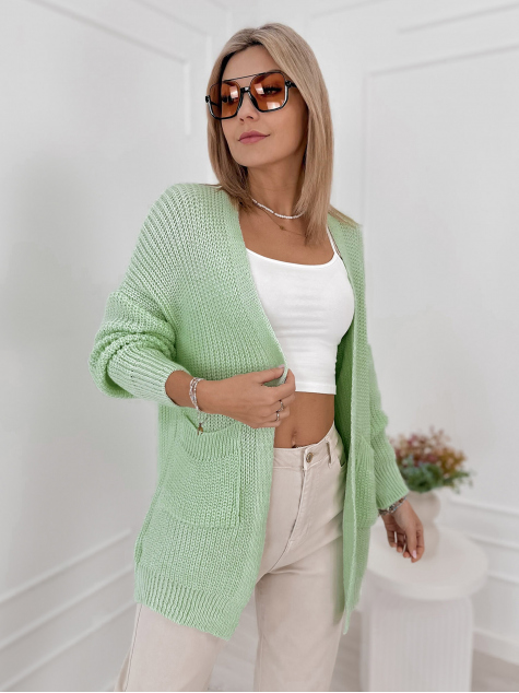CARDIGAN CLEMENCE PISTACHIO