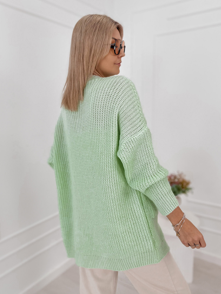 STRICKJACKE CLEMENCE PISTAZIE