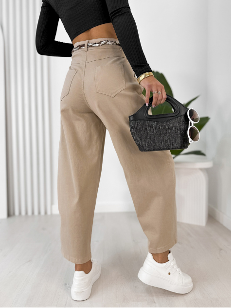 PANTS DELANEY DARK BEIGE