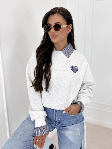 SWEATSHIRT MALLORY GREY
