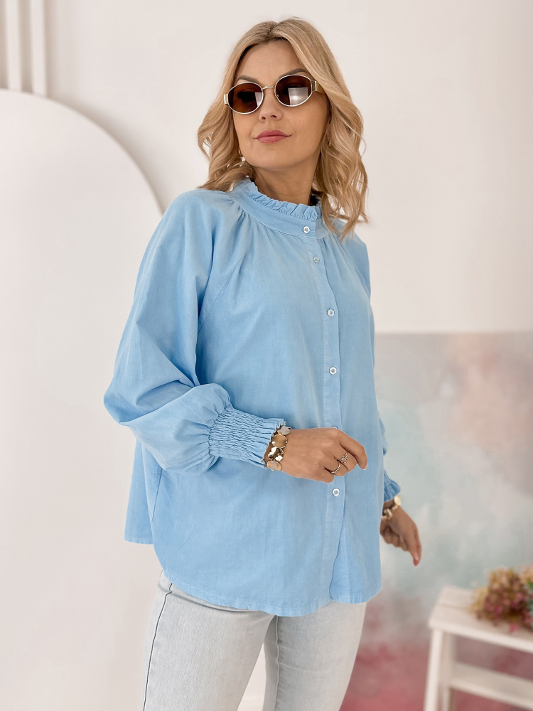 HEMD KORD CANE BLAU