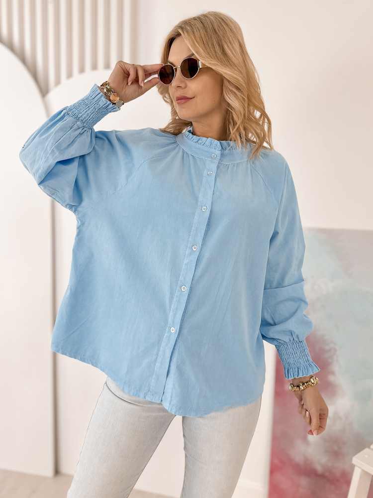 KREKLS VELVETS CANNE BLUE