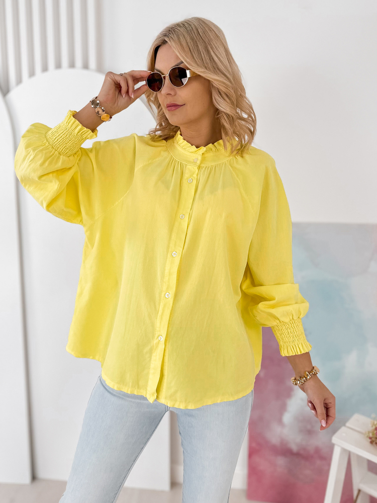SHIRT CORDUROY CANNE YELLOW