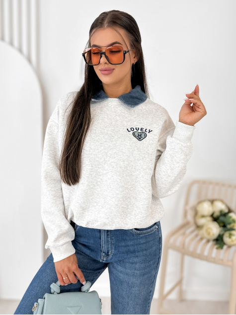 SWEATSHIRT LOVELLY GREY