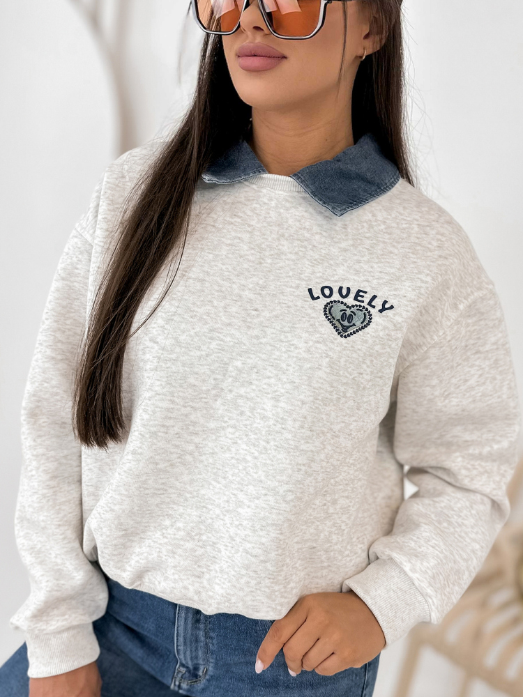БЛУЗА LOVELLY СИВА