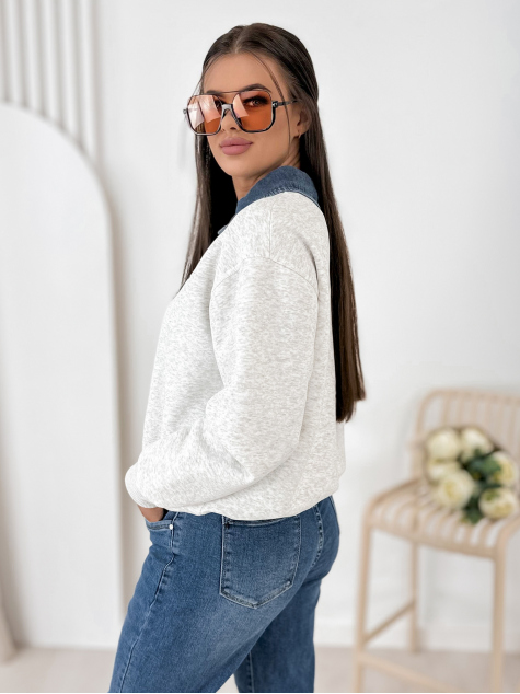 MIKINA LOVELLY ŠEDÁ