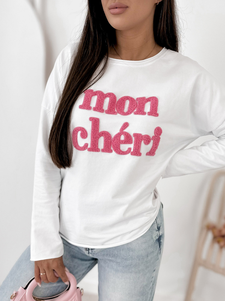 БЛУЗКА MONCHERI БЯЛA