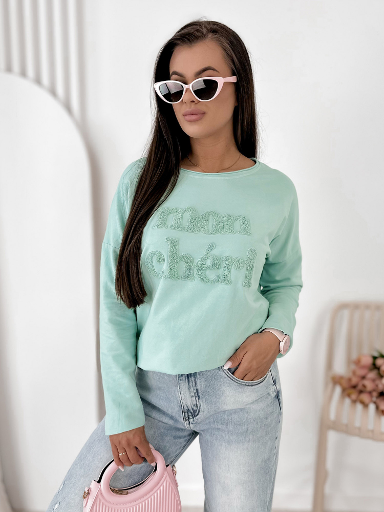 BLOUSE MONCHERI MENTHE