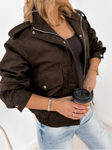 JACKE WILDLEDER CARMEN DUNKELBRAUN