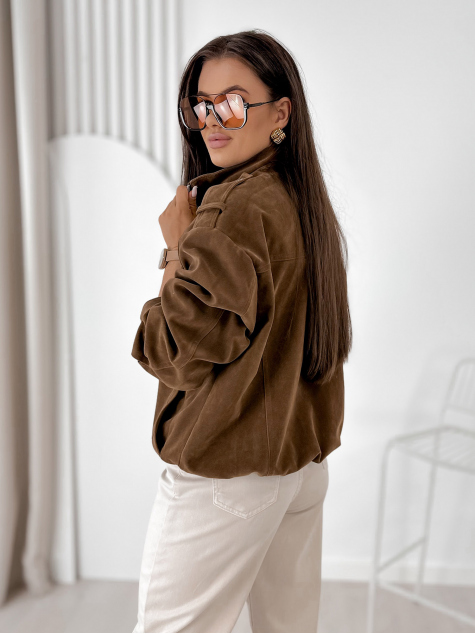 VESTE SUEDE SALOME BRUN