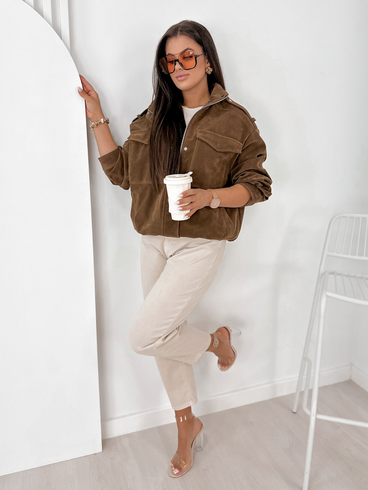 VESTE SUEDE SALOME BRUN