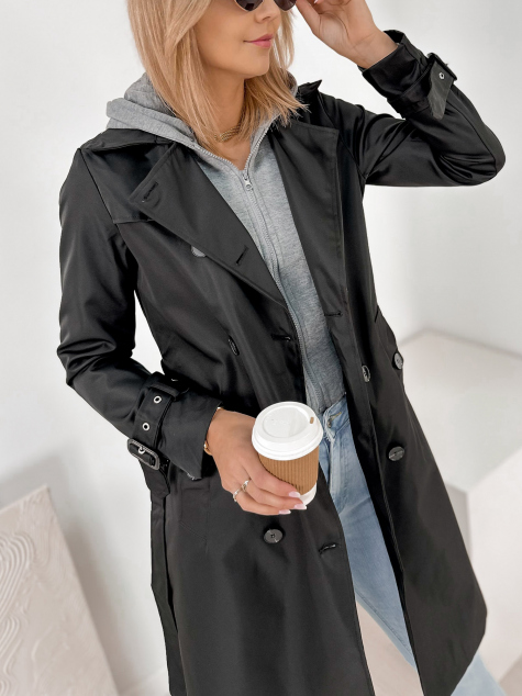 MANTEAU TRANCHÉE LAFAYETTE NOIR