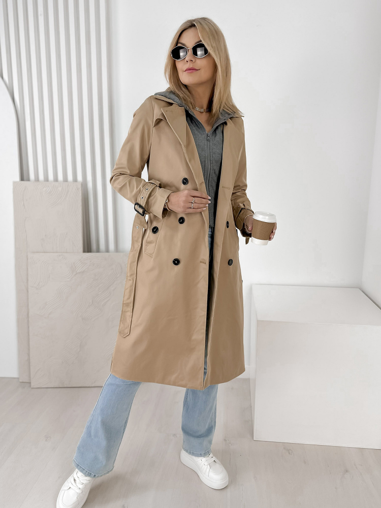 MANTEAU TRANCHÉE LAFAYETTE CARAMEL
