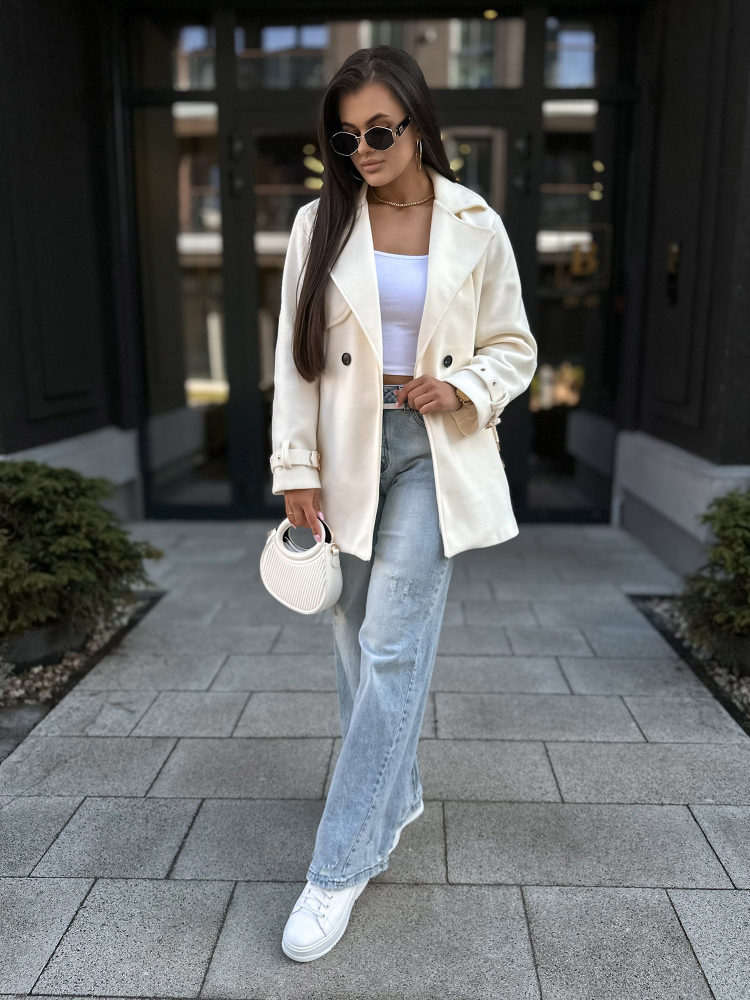 MANTEAU LANCASTER ÉCRU