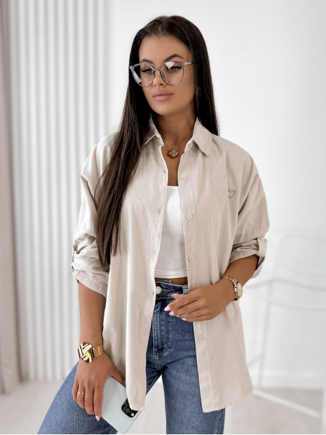 KOŠILE MANŠESTROVÁ APOLINARE BÉŽOVÁ