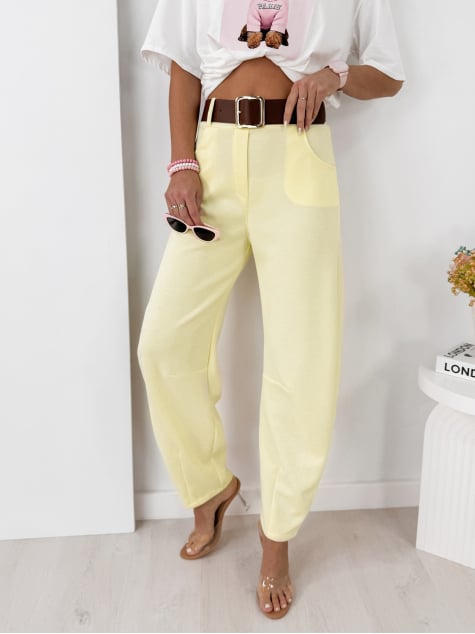 PANTALONI ARETINO JASNOGALBEN