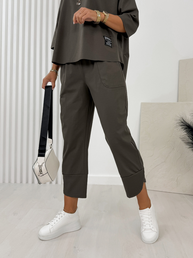 ENSEMBLE GENI OLIVE FONCEE
