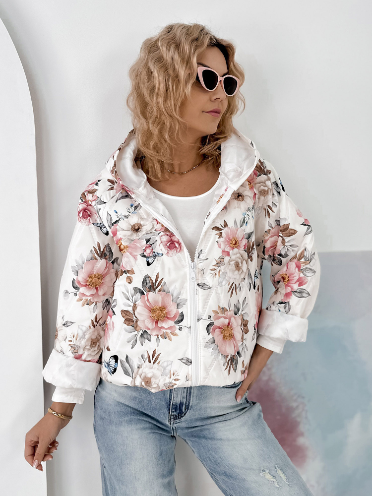 VESTE BOTANICO ÉCRU