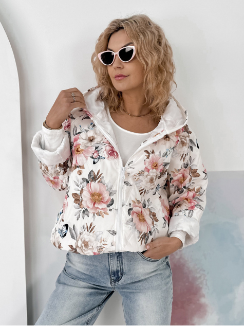 VESTE BOTANICO ÉCRU