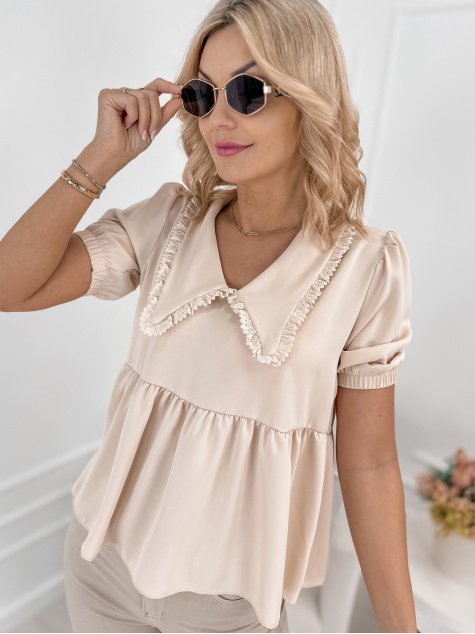 BLOUSE CARDINI BEIGE