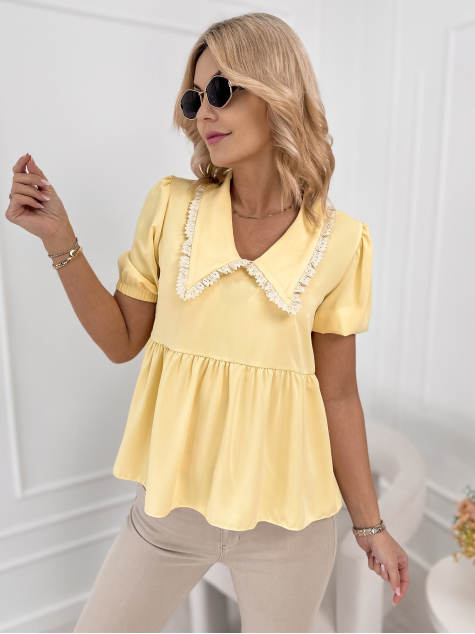 BLUZA CARDINI GALBENA