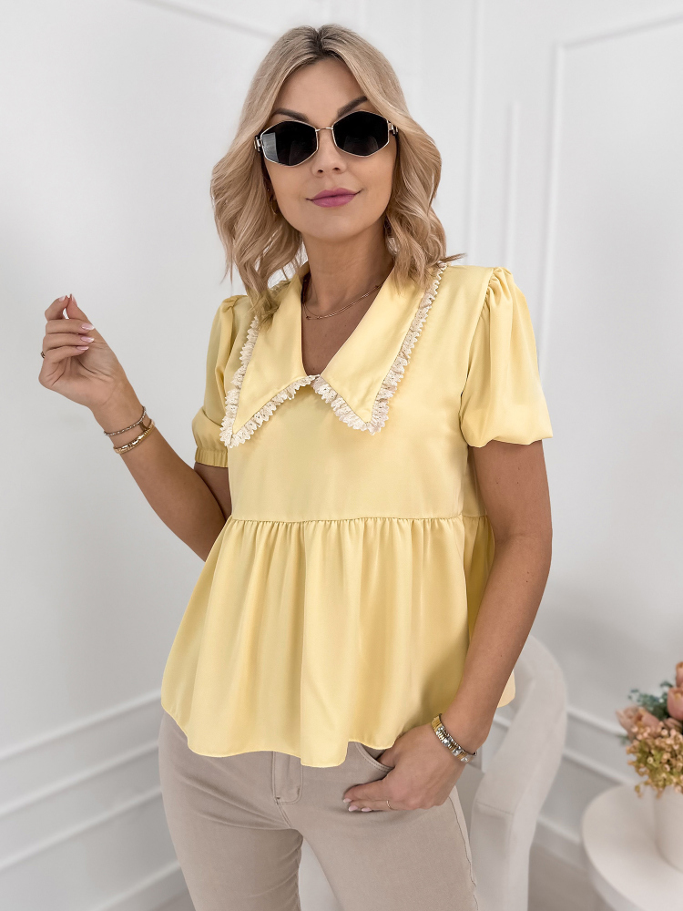 BLOUSE CARDINI JAUNE