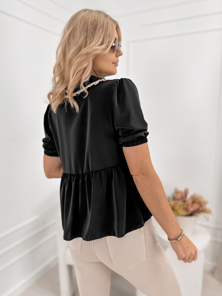 BLOUSE CARDINI NOIR