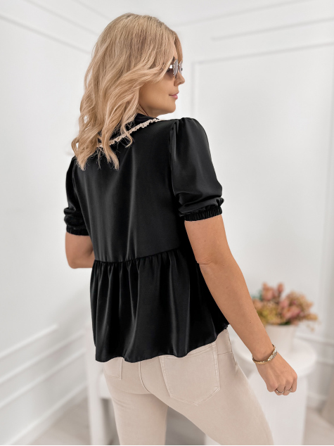 BLOUSE CARDINI NOIR